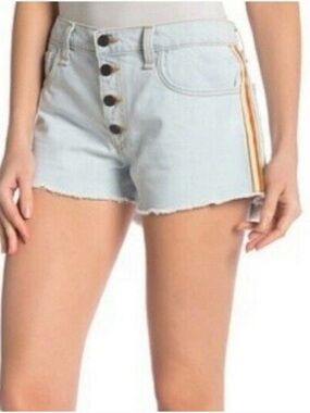 Veronica Beard Bleach Wash Debbie Shorts